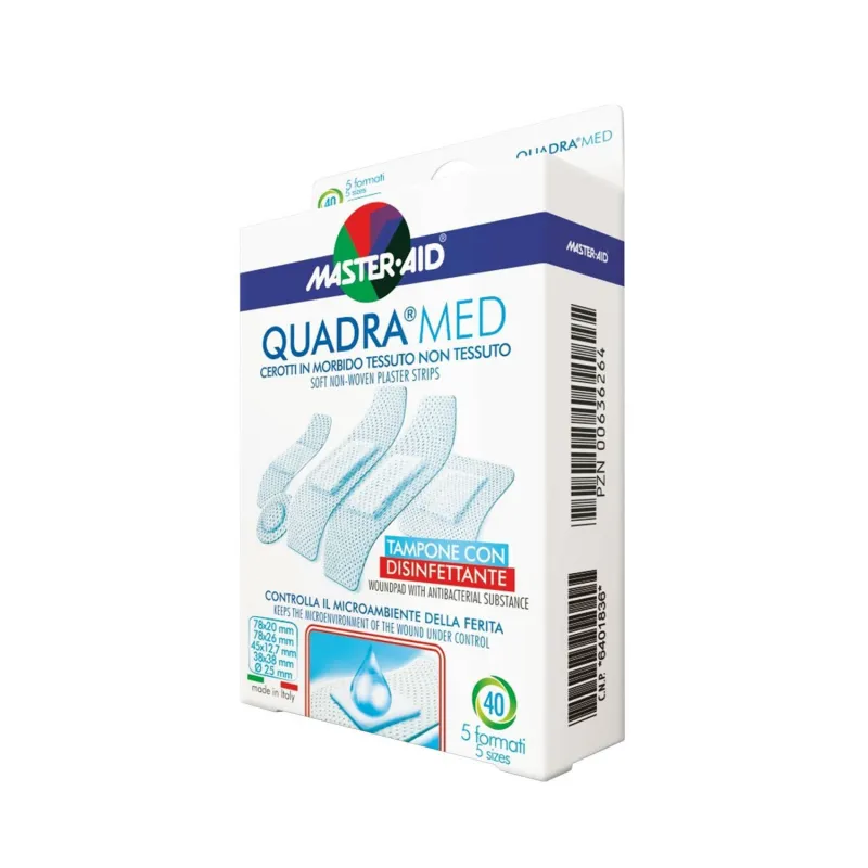 CEROTTO MASTER-AID QUADRA DERMOATTIVO SUPER 10 PEZZI - farmavitality.it