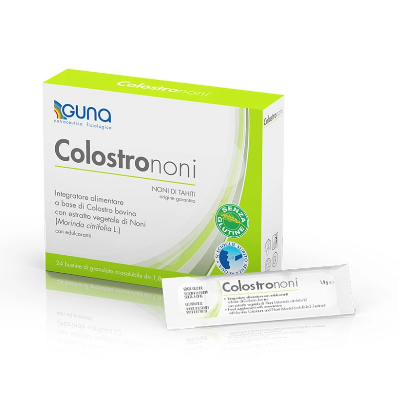 Guna Colostrononi Integratore Alimentare 24 Bustine Orosolubili  - farmavitality.it