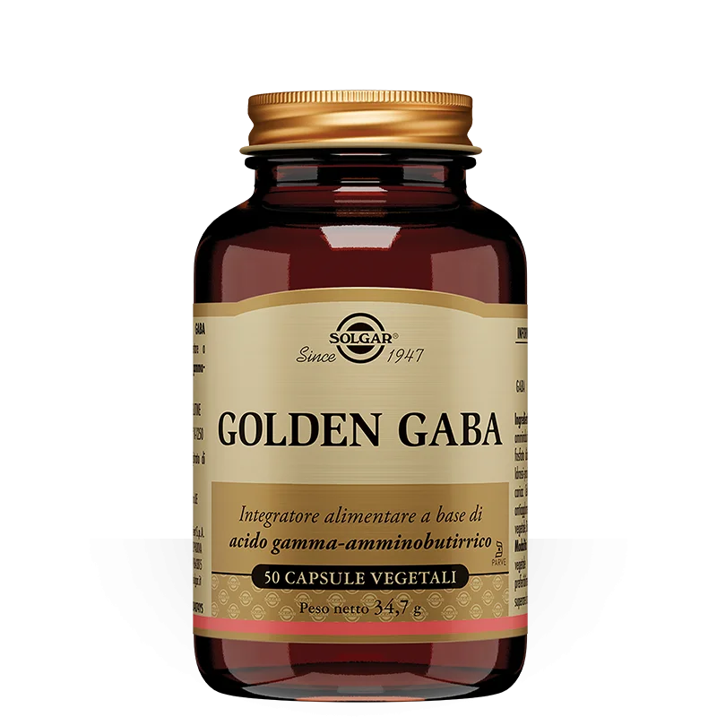 Solgar Golden Gaba 50 Capsule Vegetali - farmavitality.it