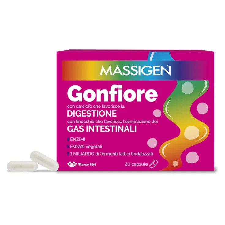 MASSIGEN GONFIORE 20 CAPSULE - farmavitality.it