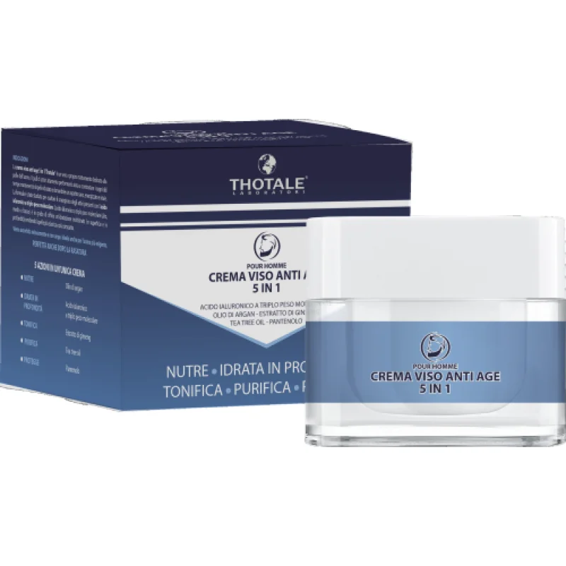 THOTALE CREMA VISO UOMO ANTIAGE 5 IN 1 50 ML - farmavitality.it
