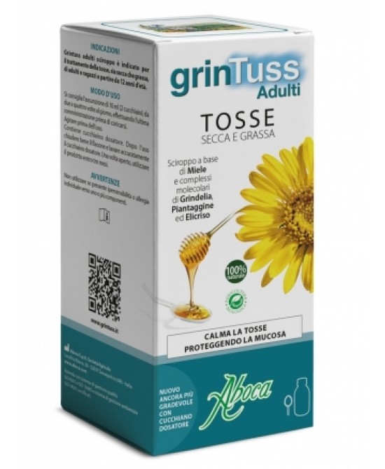 GRINTUSS ADULTI SCIROPPO 180 G - farmavitality.it