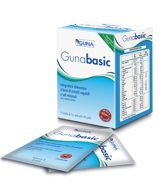 Guna Basic Integratore Di Sali Minerali 15 Bustine - farmavitality.it