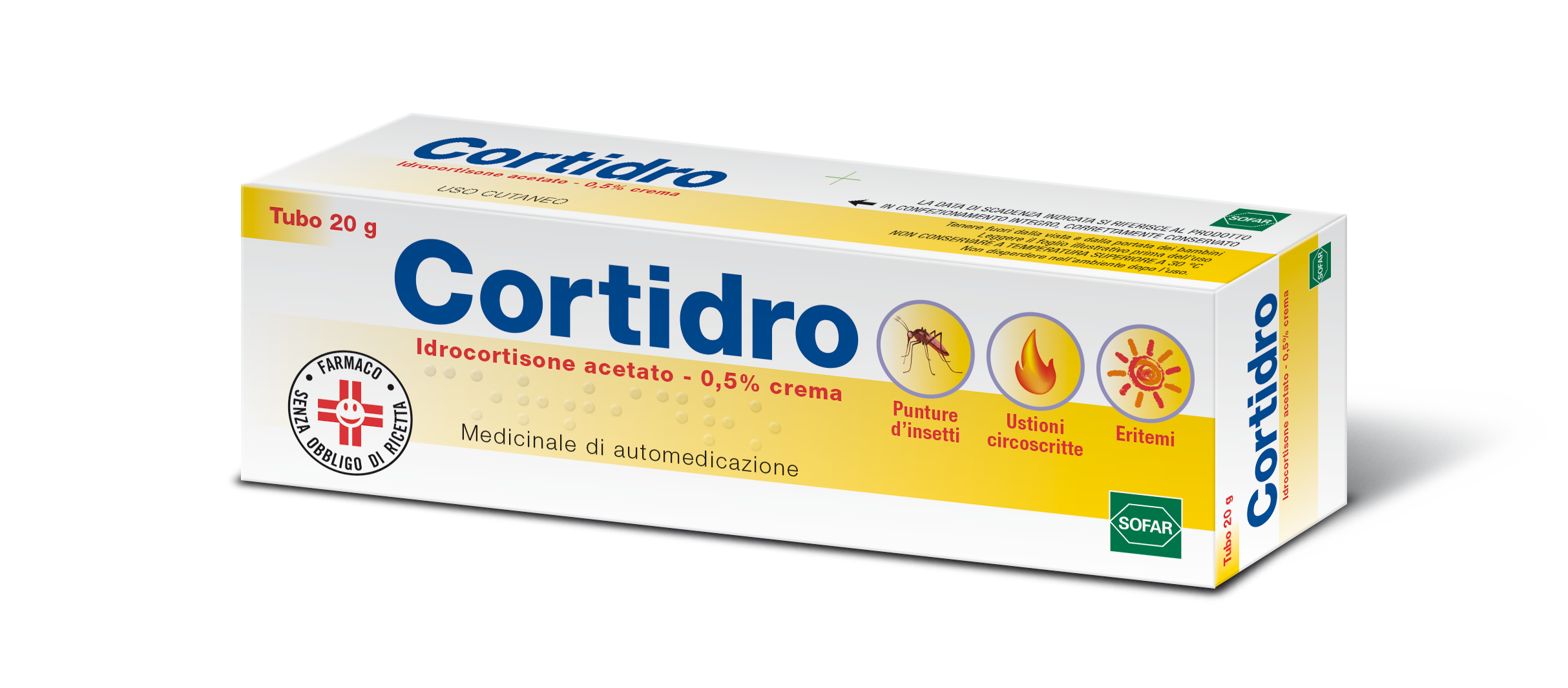 CORTIDRO*CREMA 20G 0,5% - farmavitality.it