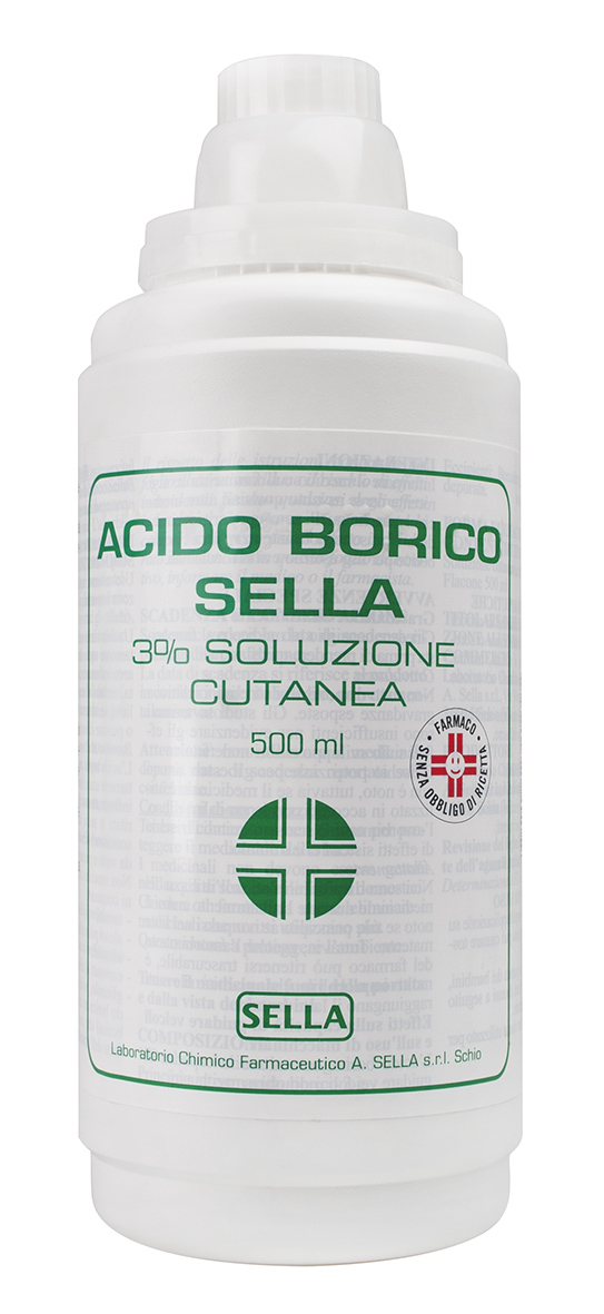 ACIDO BORICO SELLA*3% 500ML - farmavitality.it