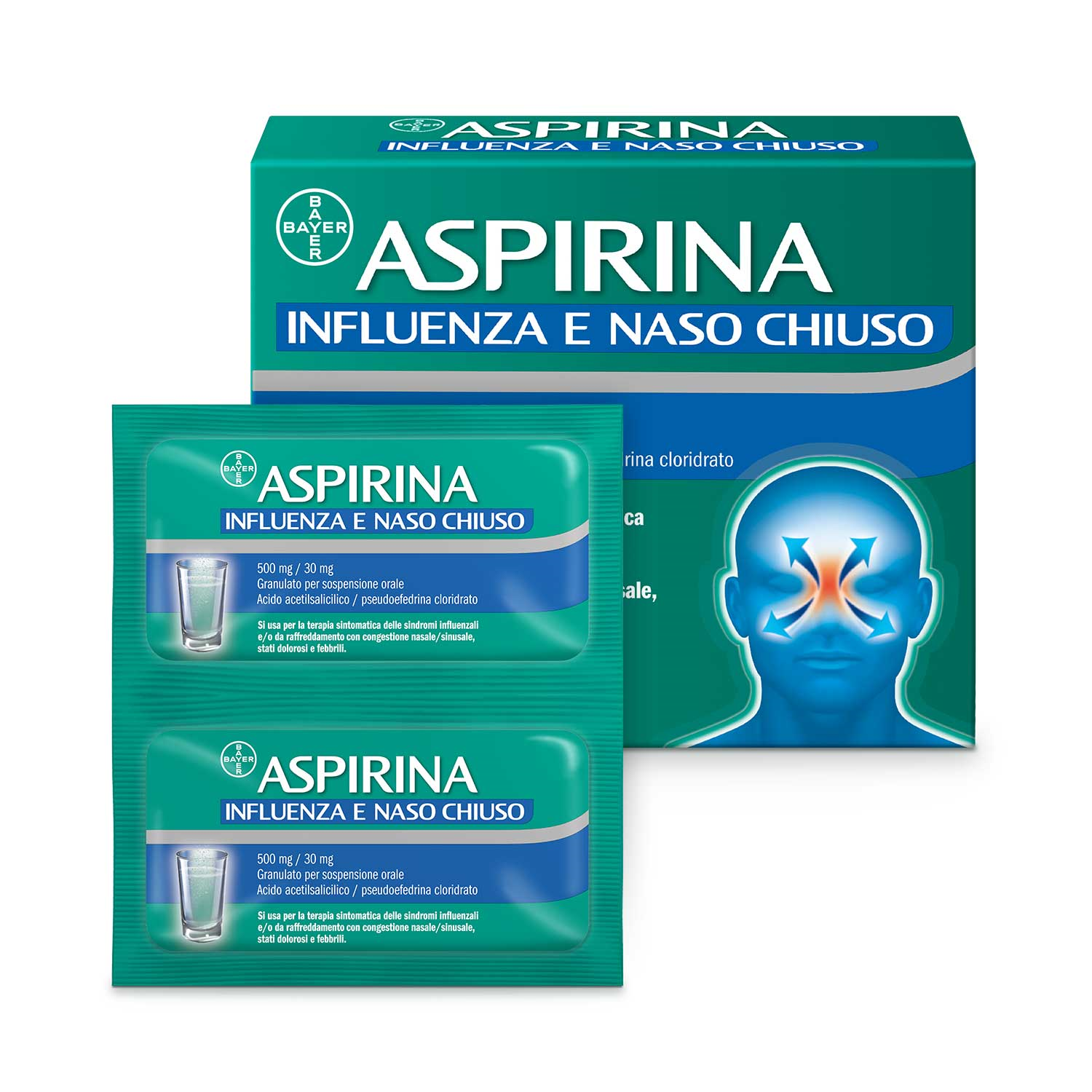 ASPIRINA INFLUENZA E NASO C*10 - farmavitality.it