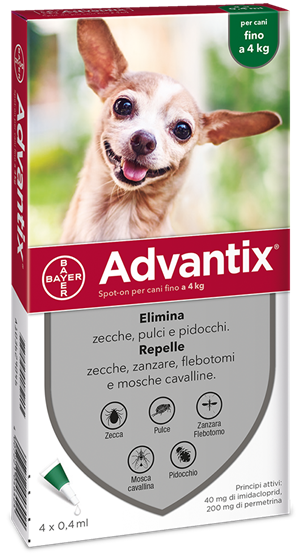 ADVANTIX SPOT ON*4PIP 0-4KG - farmavitality.it