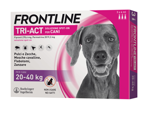 FRONTLINE TRI-ACT*3PIP 20-40KG - farmavitality.it