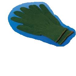 GUANTO IN PURO COTONE MISURA 9 IN FILO VERDE TRASPIRANTE ED ASSORBENTE 50 PEZZI - farmavitality.it