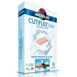 CEROTTO MASTER-AID CUTIFLEXMED STRIP TRASPARENTE IMPERMEABILE SUPPORTO IN POLIURETANO GRANDE 10 PEZZI - farmavitality.it