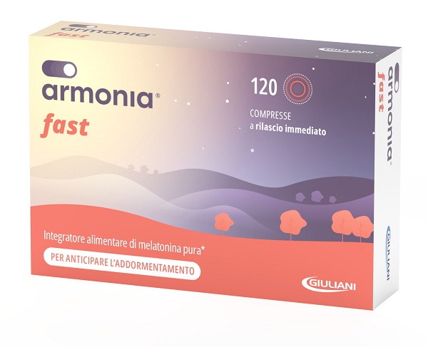 ARMONIA FAST 1 MG MELATONINA 120 COMPRESSE - farmavitality.it