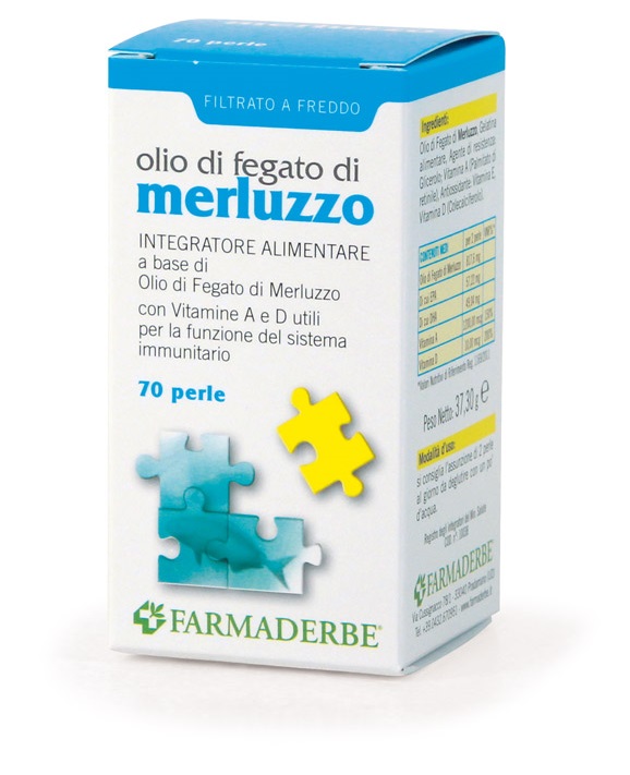 OLIO DI FEGATO DI MERLUZZO 70 PERLE - farmavitality.it