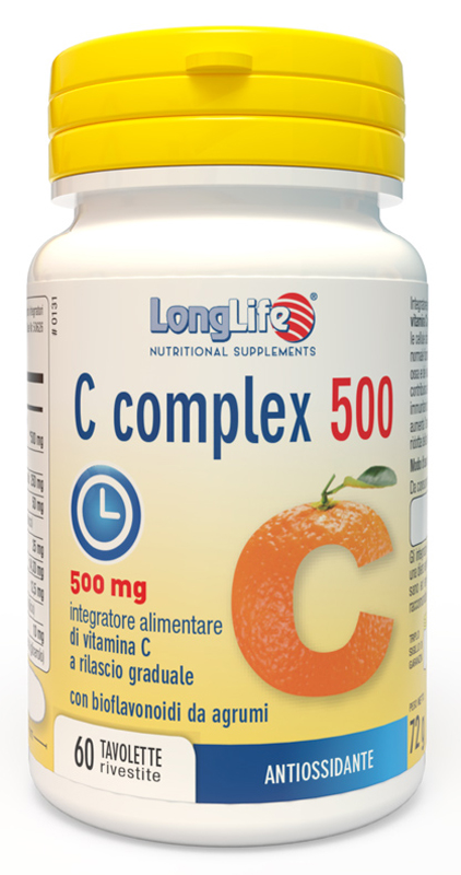 Longlife C Complex 500 Time Released Integratore per lo stress ossidativo 60 tavolette - farmavitality.it