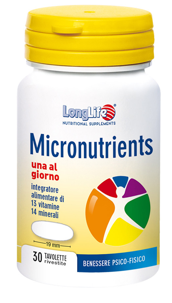 LONGLIFE MICRONUTRIENTS 30 TAVOLETTE - farmavitality.it