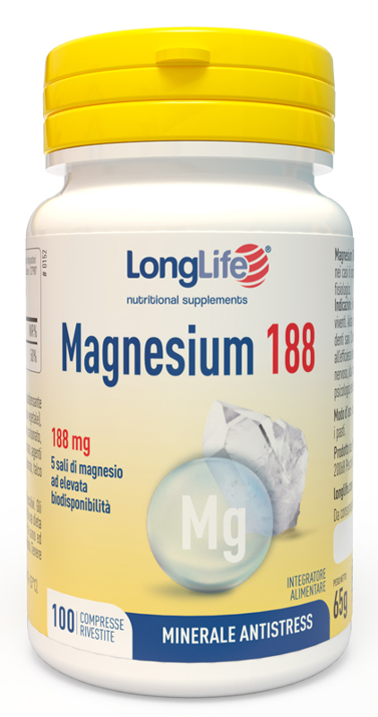LONGLIFE MAGNESIUM 188 100 COMPRESSE - farmavitality.it