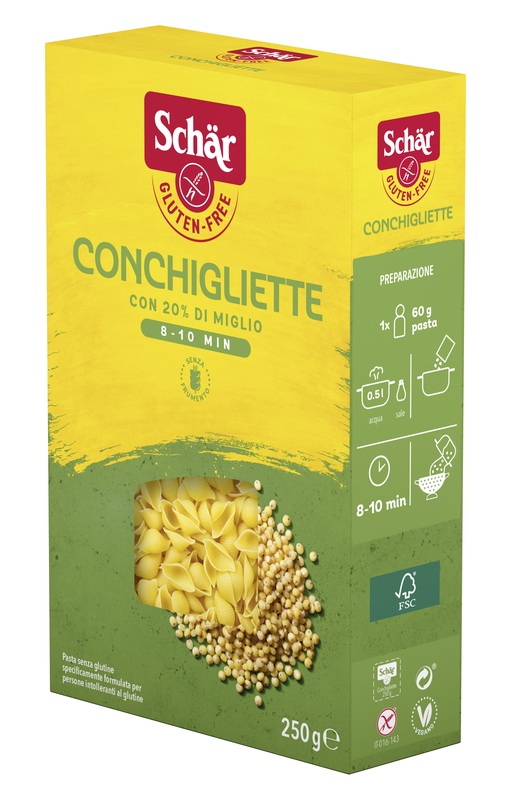 SCHAR CONCHIGLIE 250 G - farmavitality.it