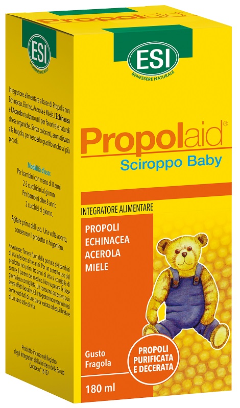 ESI PROPOLAID PROPOLBABY SCIROPPO 180 ML - farmavitality.it