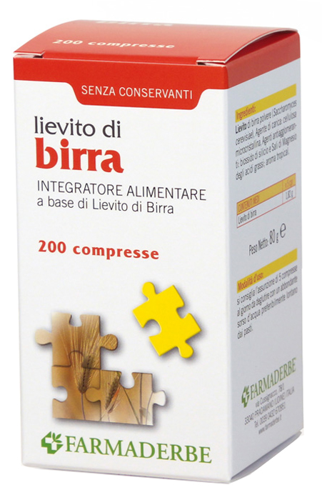 LIEVITO DI BIRRA 200 COMPRESSE - farmavitality.it
