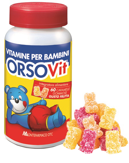 ORSOVIT CARAMELLE GOMMOSE VITAMINA BB SENZA GLUTINE 60 PEZZI - farmavitality.it
