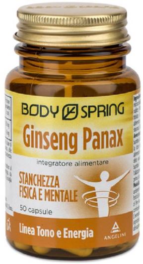 BODY SPRING GINSENG 50 CAPSULE - farmavitality.it