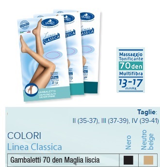 SAUBER GAMBALETTO 70 MAGLIA LISCIA NEUTRO BEIGE 3 LINEA CLASSICA - farmavitality.it