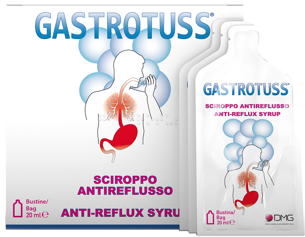SCIROPPO ANTIREFLUSSO GASTROTUSS 25 BUSTINE MONODOSE 20 ML - farmavitality.it