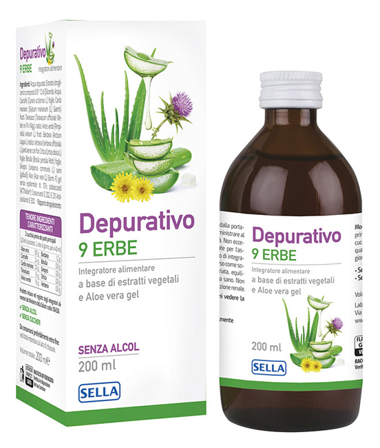 DEPURATIVO 9 ERBE 200 ML - farmavitality.it
