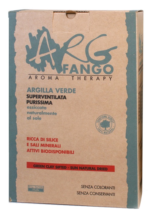 ARGFANGO AROMA THERAPY ARGILLA VERDE SUPERVENTILATA PURISSIMA 1 KG - farmavitality.it