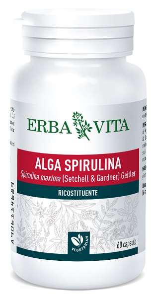 ALGA SPIRULINA 60 CAPSULE 450 MG - farmavitality.it