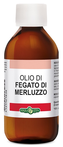 OLIO FEGATO MERLUZZO 100 ML - farmavitality.it