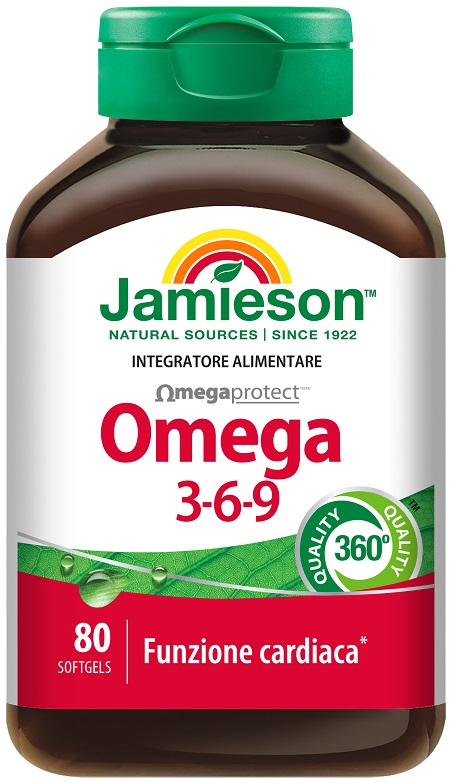 JAMIESON OMEGA 3-6-9 80 SOFTGELS - farmavitality.it