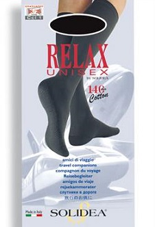 RELAX UNISEX 140 GAMBALETTO COTTON NERO 1 - farmavitality.it
