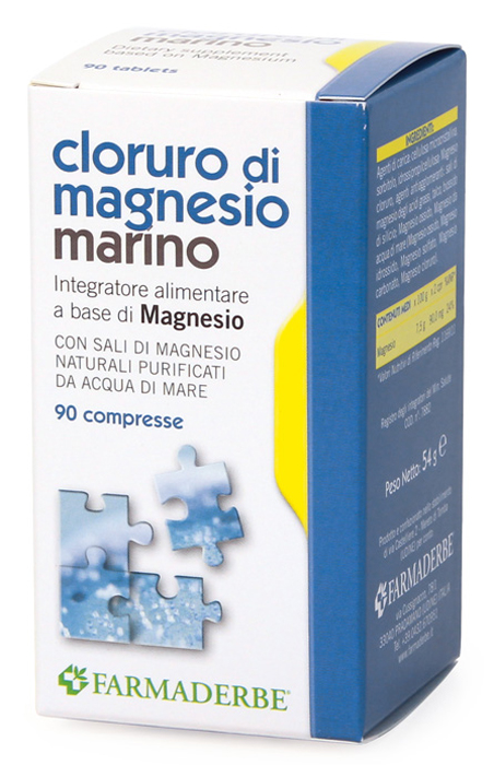 CLORURO DI MAGNESIO MARINO 90 COMPRESSE - farmavitality.it