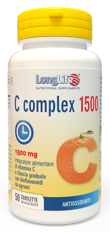LONGLIFE C COMPLEX 1500 T/R 50 TAVOLETTE - farmavitality.it