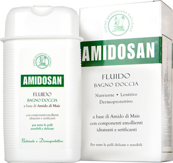 AMIDOSAN FLUIDO BAGNO DOCCIA NUTRIENTE LENITIVO RINFRESCANTE 300 ML - farmavitality.it