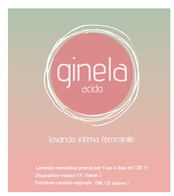 LAVANDA INTIMA FEMMINILE GINELA ACIDO 4 DOSI X 125 ML + CANNULA VAGINALE - farmavitality.it