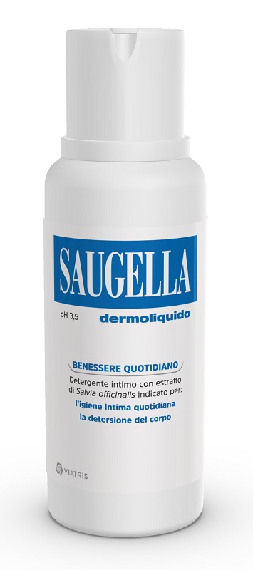 SAUGELLA DERMOLIQUIDO PH 3,5 DETERGENTE INTIMO BENESSERE QUOTIDIANO 750 ML - farmavitality.it