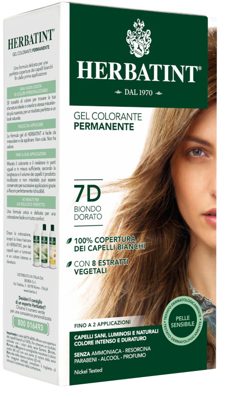 HERBATINT 7D BIONDO DORATO 150 ML - farmavitality.it