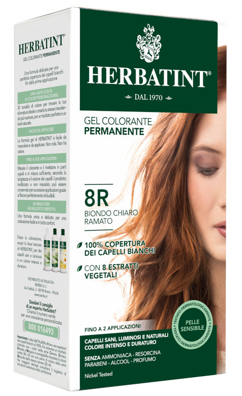 HERBATINT 8R BIONDO CHIARO RAMATO 150 ML - farmavitality.it