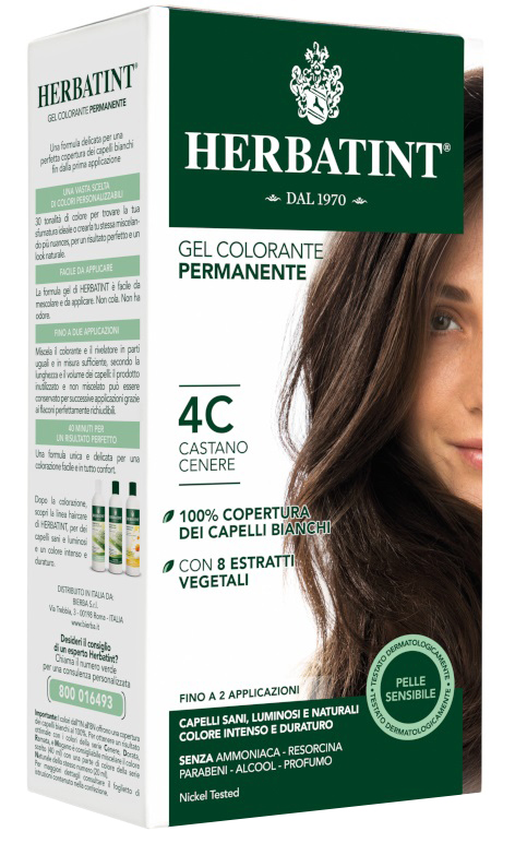 HERBATINT 4C CASTANO CENERE 150 ML - farmavitality.it