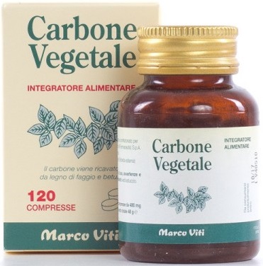 CARBONE VEGETALE 120 COMPRESSE - farmavitality.it