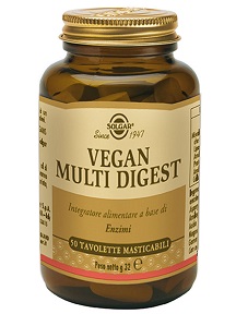 VEGAN MULTI DIGEST 50 TAVOLETTE MASTICABILI - farmavitality.it