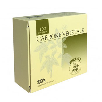 ZETAVIS CARBONE VEGETALE 100 COMPRESSE - farmavitality.it