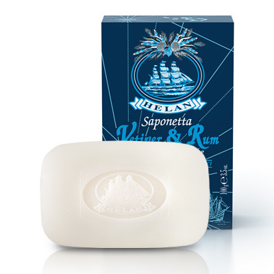 VETIVER & RUM SAPONETTA PROFUMATA 100 G - farmavitality.it