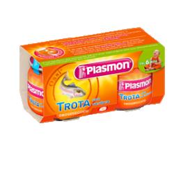 PLASMON OMOGENEIZZATO TROTA VERDURE 80 G X 2 PEZZI - farmavitality.it