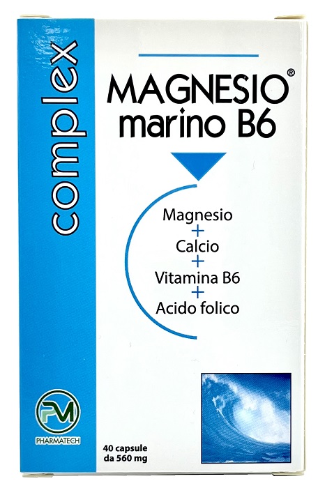 MAGNESIO MARINO B6 40 CAPSULE - farmavitality.it