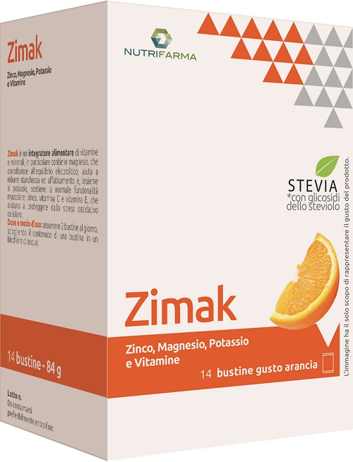 ZIMAK 14 BUSTINE 6 G ARANCIO - farmavitality.it
