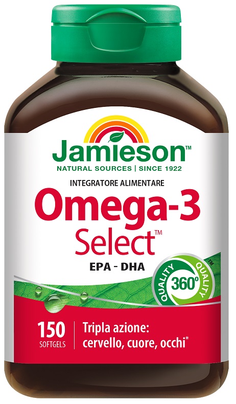 OMEGA-3 SELECT JAMIESON 150 PERLE - farmavitality.it