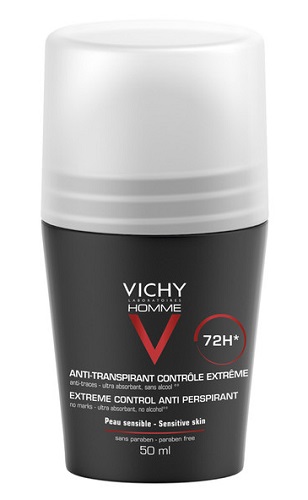 VICHY HOMME DEO ROLL-ON ANTI-TRASPIRANTE 50 ML - farmavitality.it