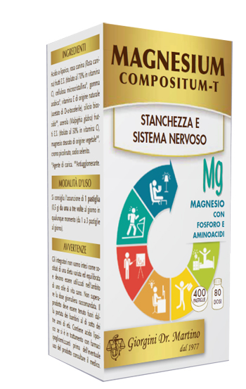 MAGNESIUM COMPOSITUM T 400 PASTIGLIE - farmavitality.it